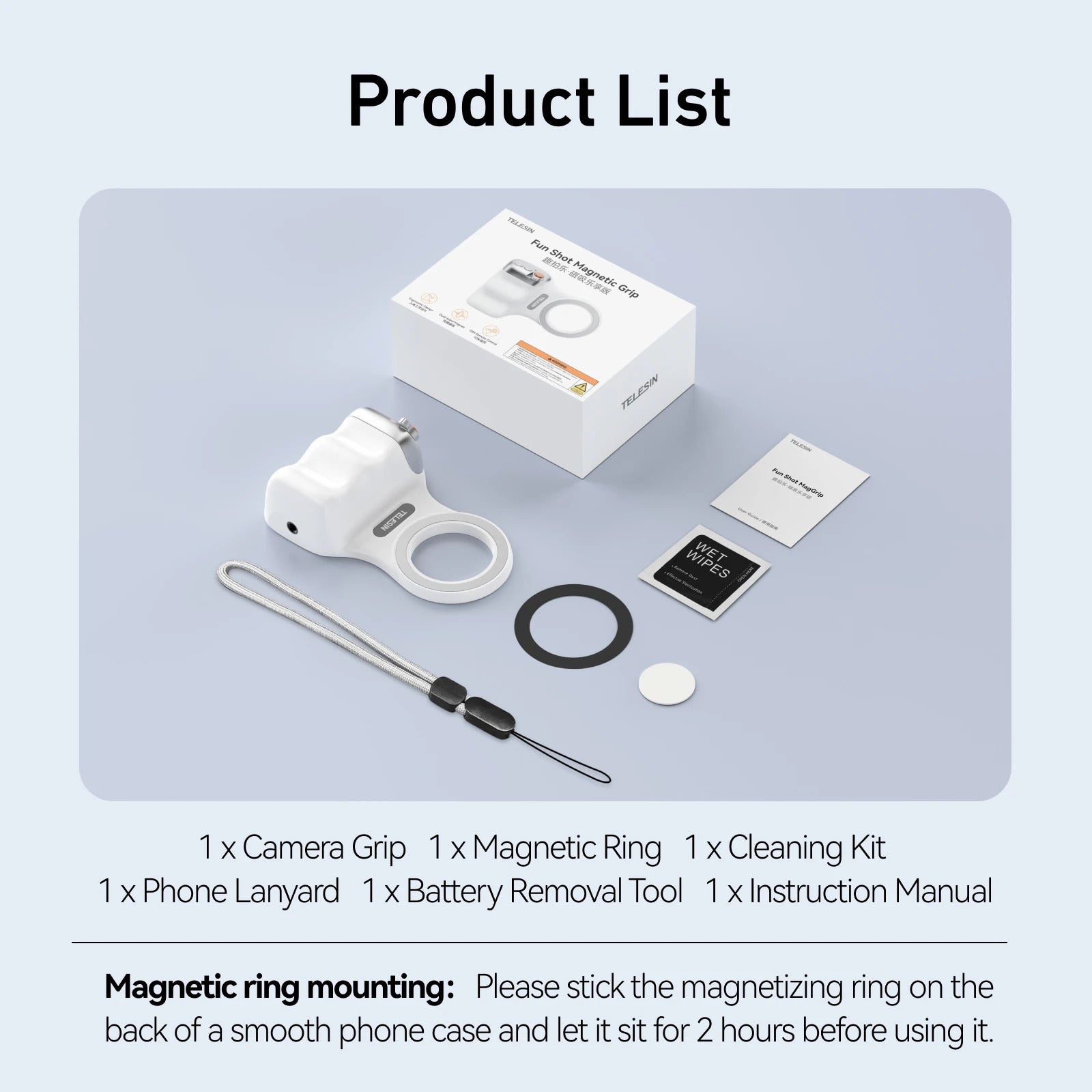 Telesin Magnetic Grip Handle